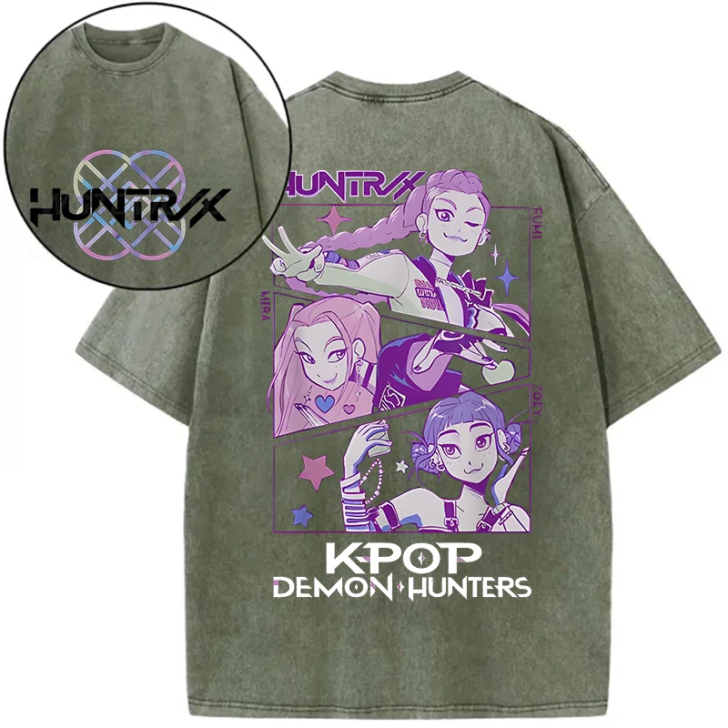 2025 أنيمي الساخن فيلم تي شيرت مطبوع بلايز خمر غسل القطن لينة المحملة عالية الجودة مضحك هدية لمحبي أنيمي الصيف تي شيرت #4