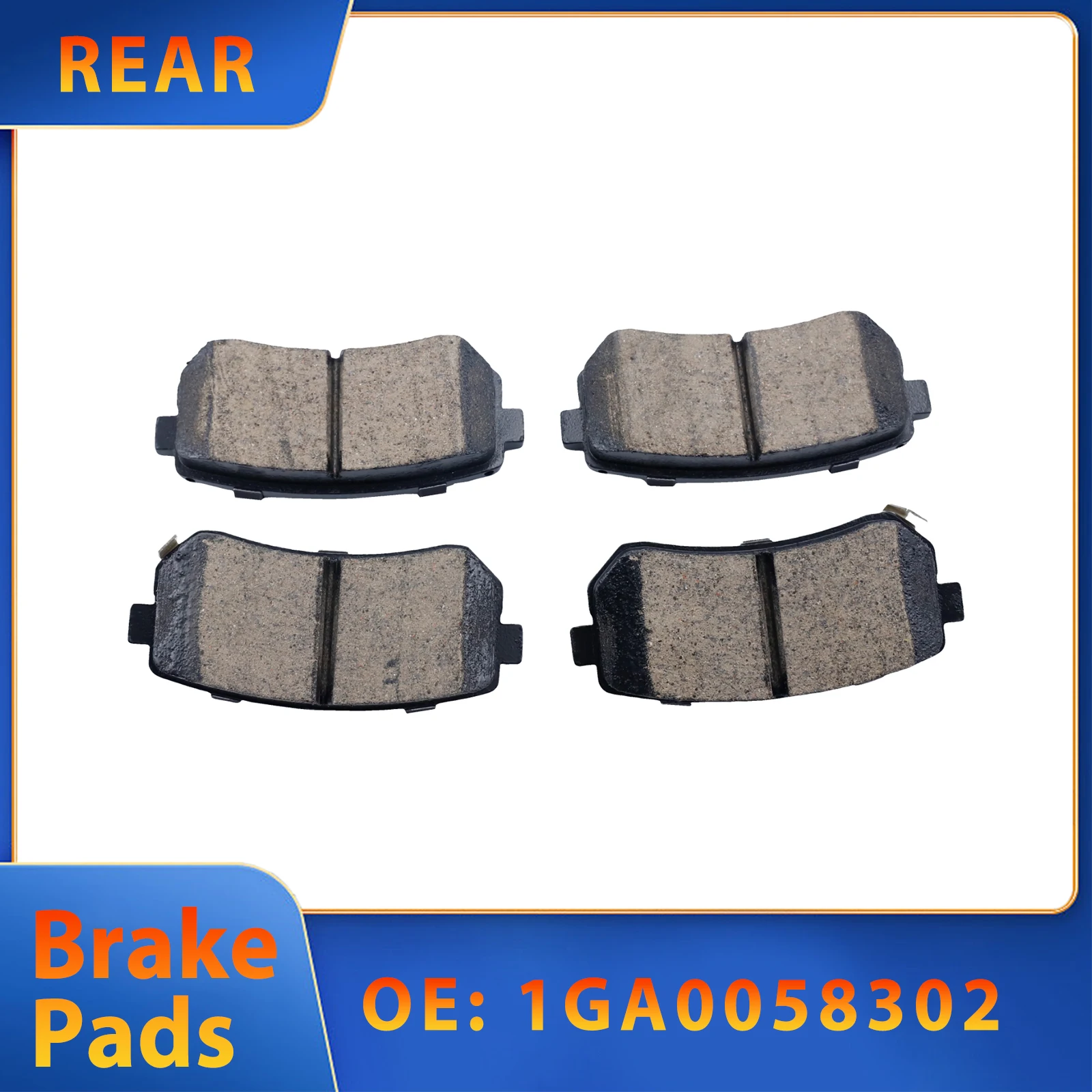 Задняя тормозная колодка для SOUEAST DX3/5/7 HAWTAI KIA FORTE CADENZA ‌ RIO SPORTAGE HYUNDAI i30 ix25 ix35 MISTRA SONATA TUCSON CELESTA