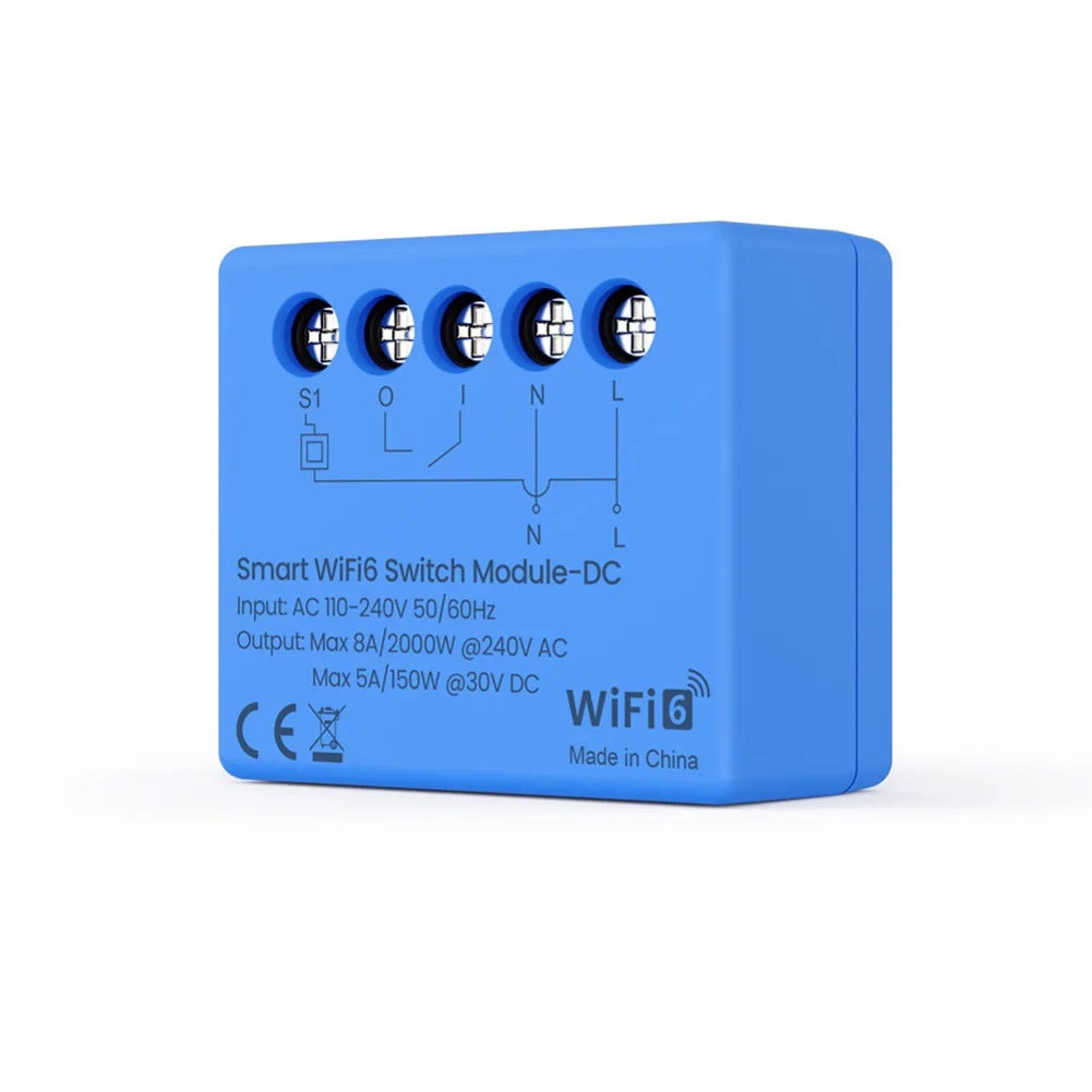 

Mini WiFi 6 Smart Relay Controller Switch with Signal Relay and Remote Control for Efficient Energy Management