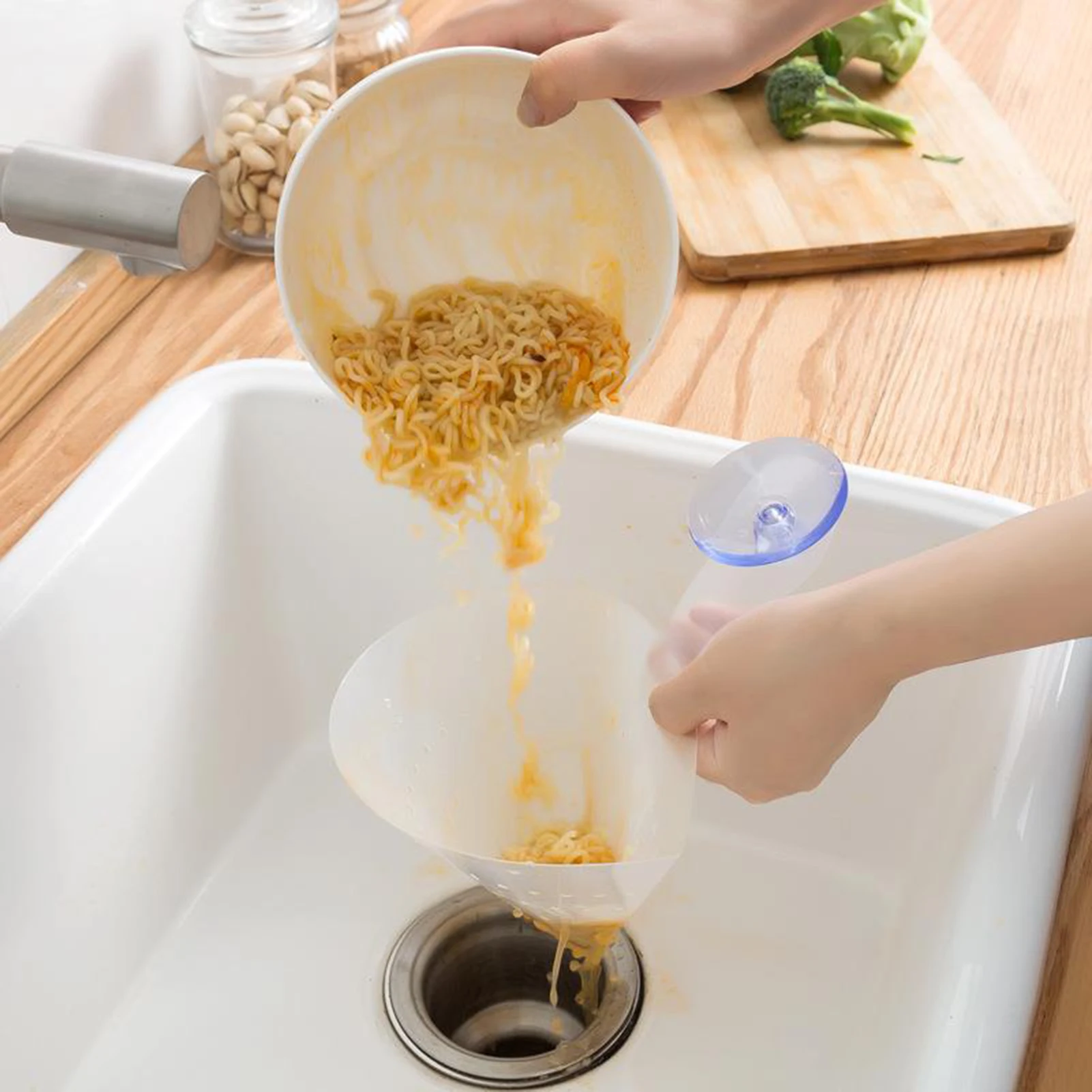 

Foldable Kitchen Sink Strainer Food Vegetable Sink Stopper Drain Filter for Kitchens Bathtubs and Laundry Rooms