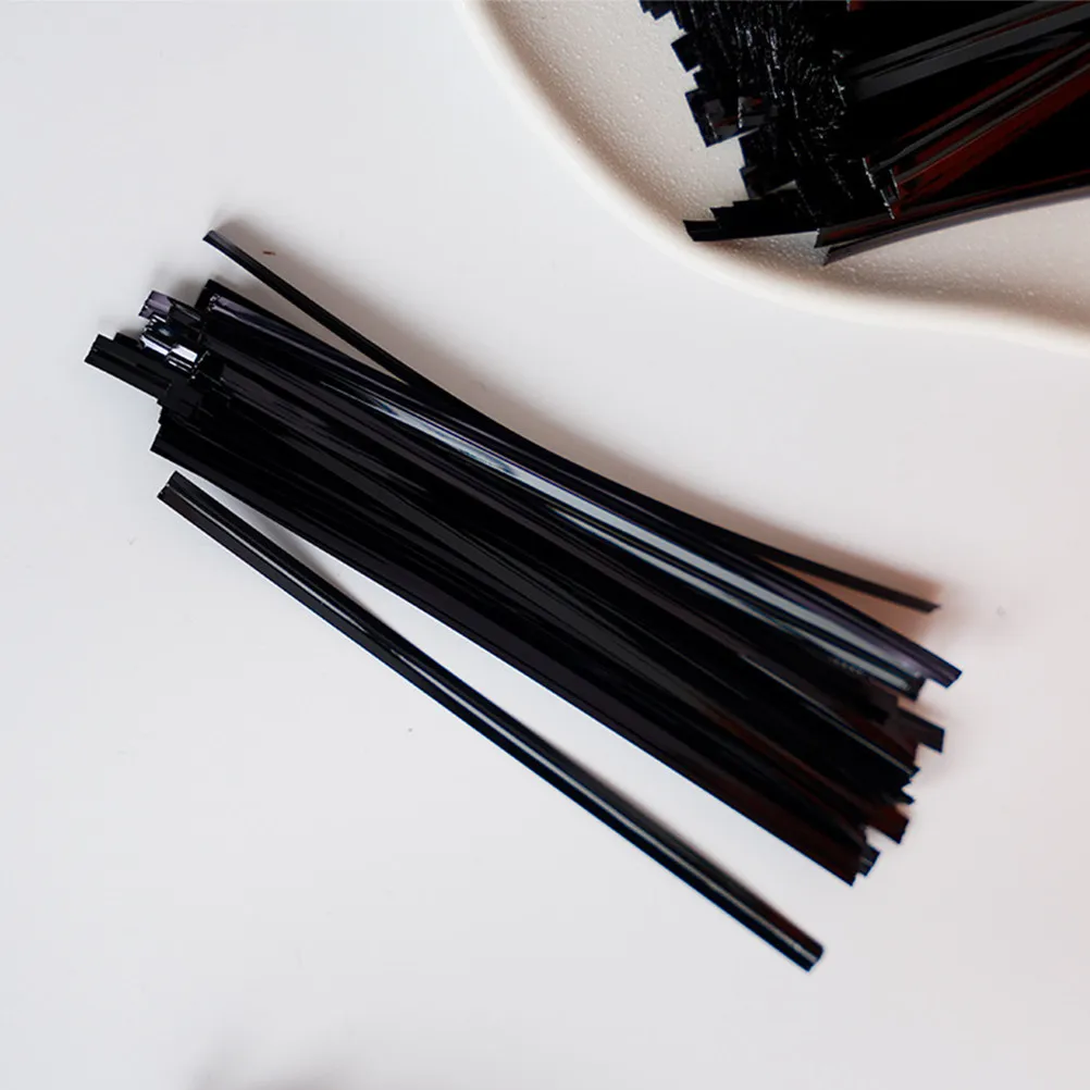 

800Pcs Black Twisting Ties for Bags 10cm Food Bag Sealing Straps Perfect for Bread Candy Lollipops Twist Tie