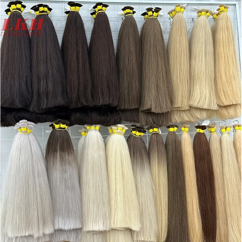 Cabello Lacio con Mechas, 100% Natural Virgen, Suave Sin Procesar, para Trenzas, Extensiones que Aumentan el Volumen 4