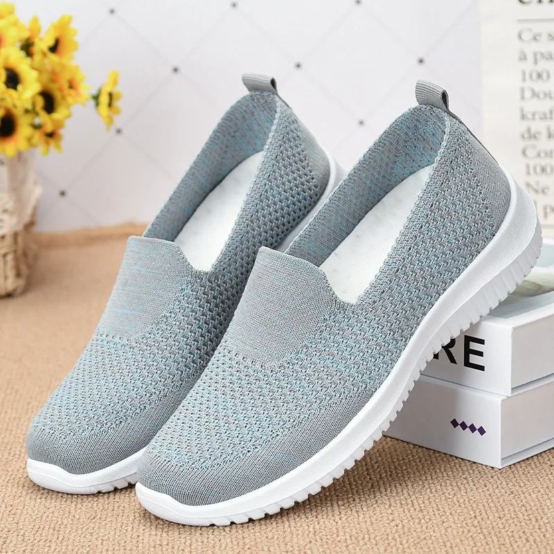 Women's 2024 Spring New Shoes One Step Women's Shoes Wear resistant Soft Sole Comfortable Casual Lazy Shoes