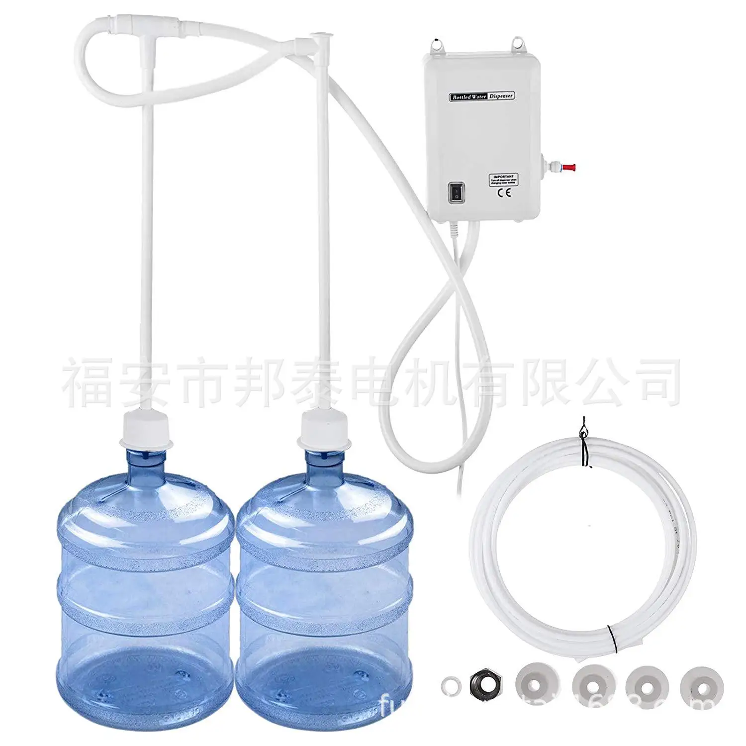 115V Drinking Water Pump Double-rod Drinking Water Supply Pump Automatic Switching Barrel Water Pump Self-priming Pump