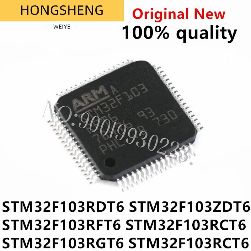 

Новинка 100%, 1 шт./лот, STM32F103RDT6 STM32F103ZDT6 32F103RFT6 32F103RCT6 32F103RGT6 32F103RCT6 QFP-64, набор микросхем