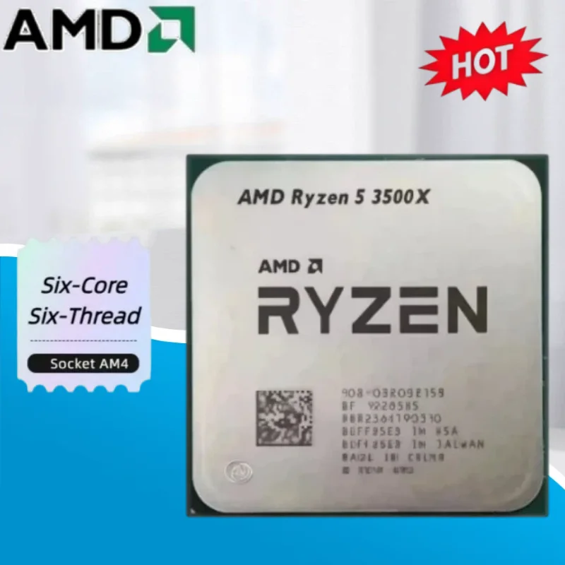 

AMD Ryzen 5 3500X R5 3500X 3.6GHz Six-Core Six-Thread CPU Processor 7NM 65W L3=32M 100-000000158 Socket AM4 Hot Sale
