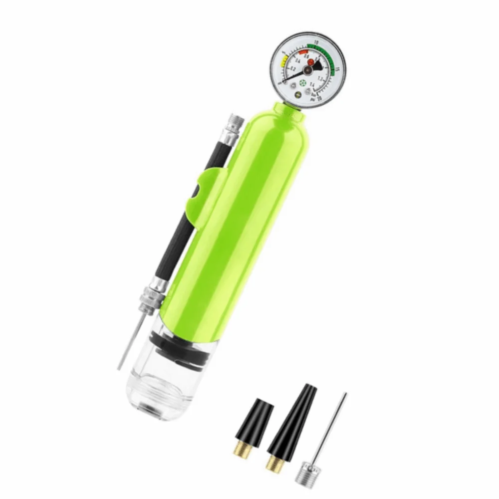 4pcs Pressure Gauge Air Ball Pump Detachable Hose Air Pump Portable Sports Pump Portable Design Ball Pump With Pressure Gauge