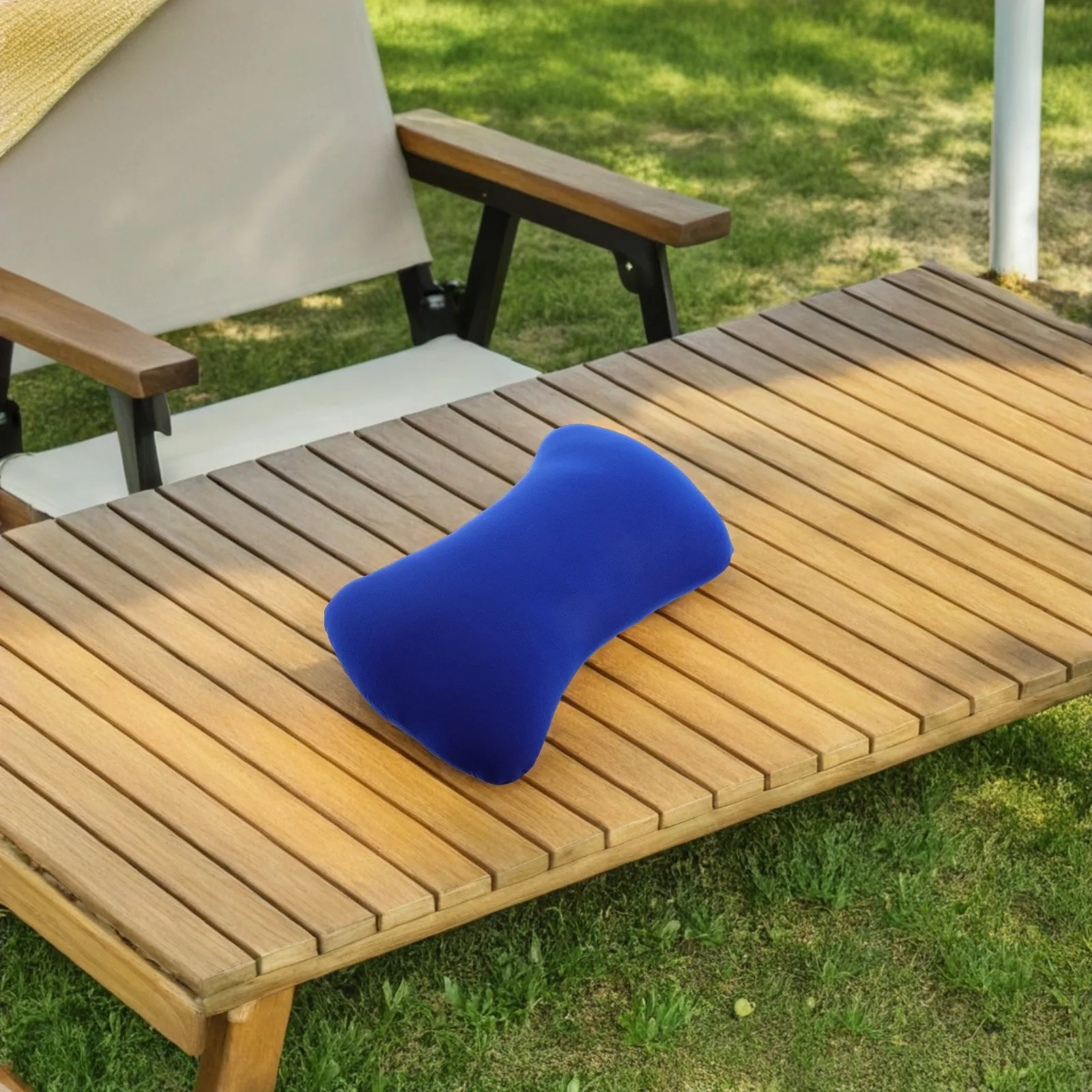 Travel Neck Support Pillow Foam Bead Mini Portable Ergonomic Washable Cushion for Camping Outdoor Use
