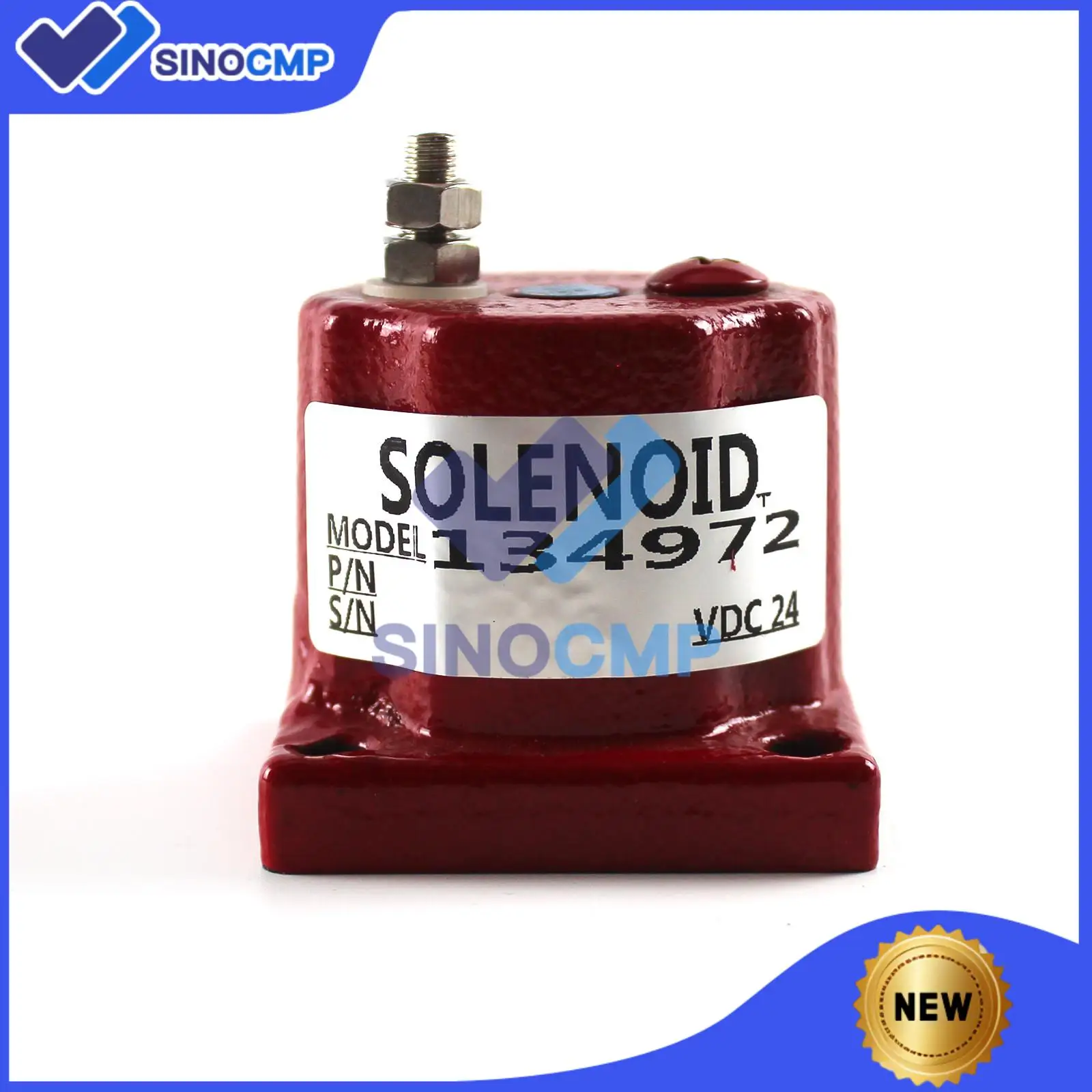 

24V Fuel Stop Solenoid 134972 3408421 4024808 209940 Fits for NT855 KTA38G5 MTA11G1G2 KT38P780 KTA38G5KTA38G2 Single Terminal