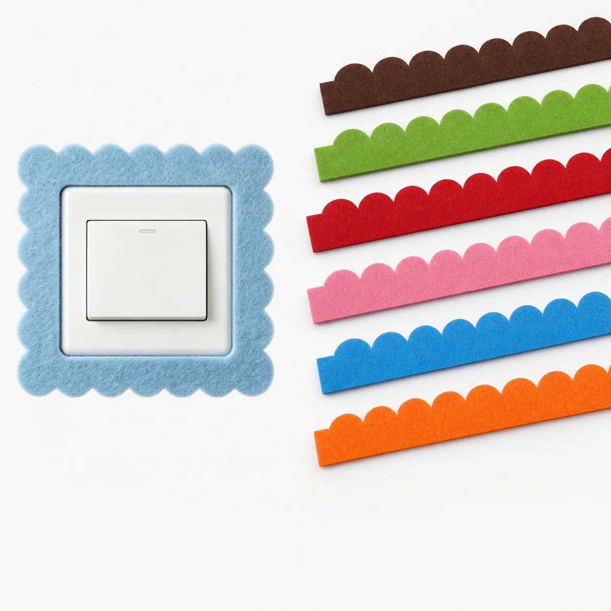 5pcs Border Trim Foam Bulletin Board Decor for Blackboard Doors Windows Classroom Bulletin Accessories Wall