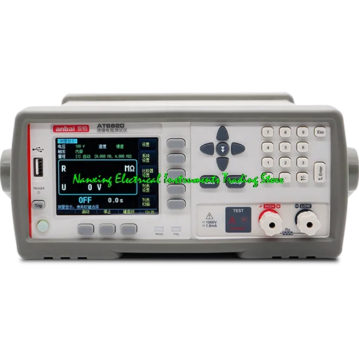 Anbai絶縁抵抗計、出力電圧、10v-1000vdc、0.000m-9.99gΩ 、精度2% 、at6820