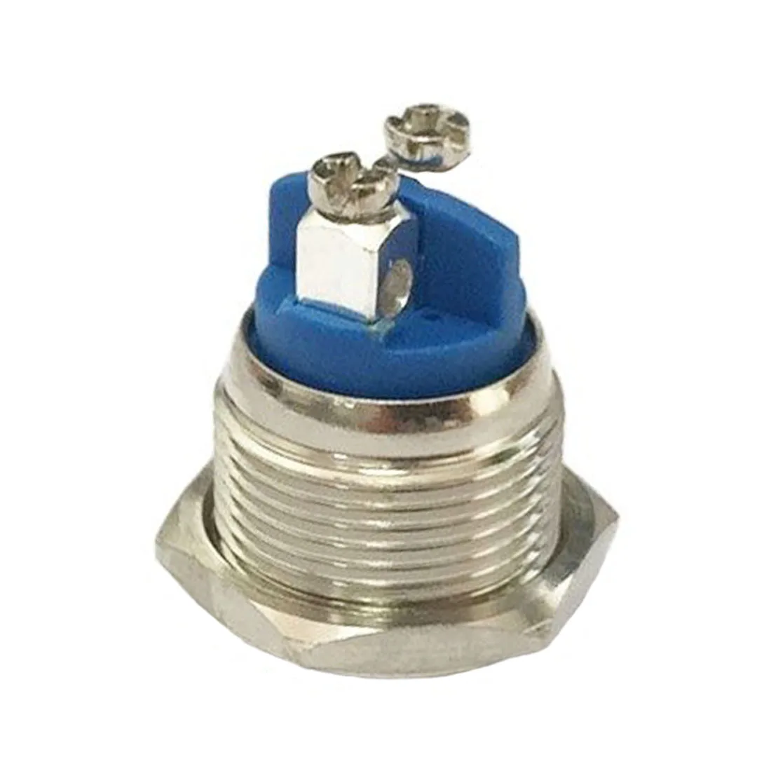 5pcs 16mm Start Horn Button Momentary Stainless Steel Metal Push Button Switch Reset Switches