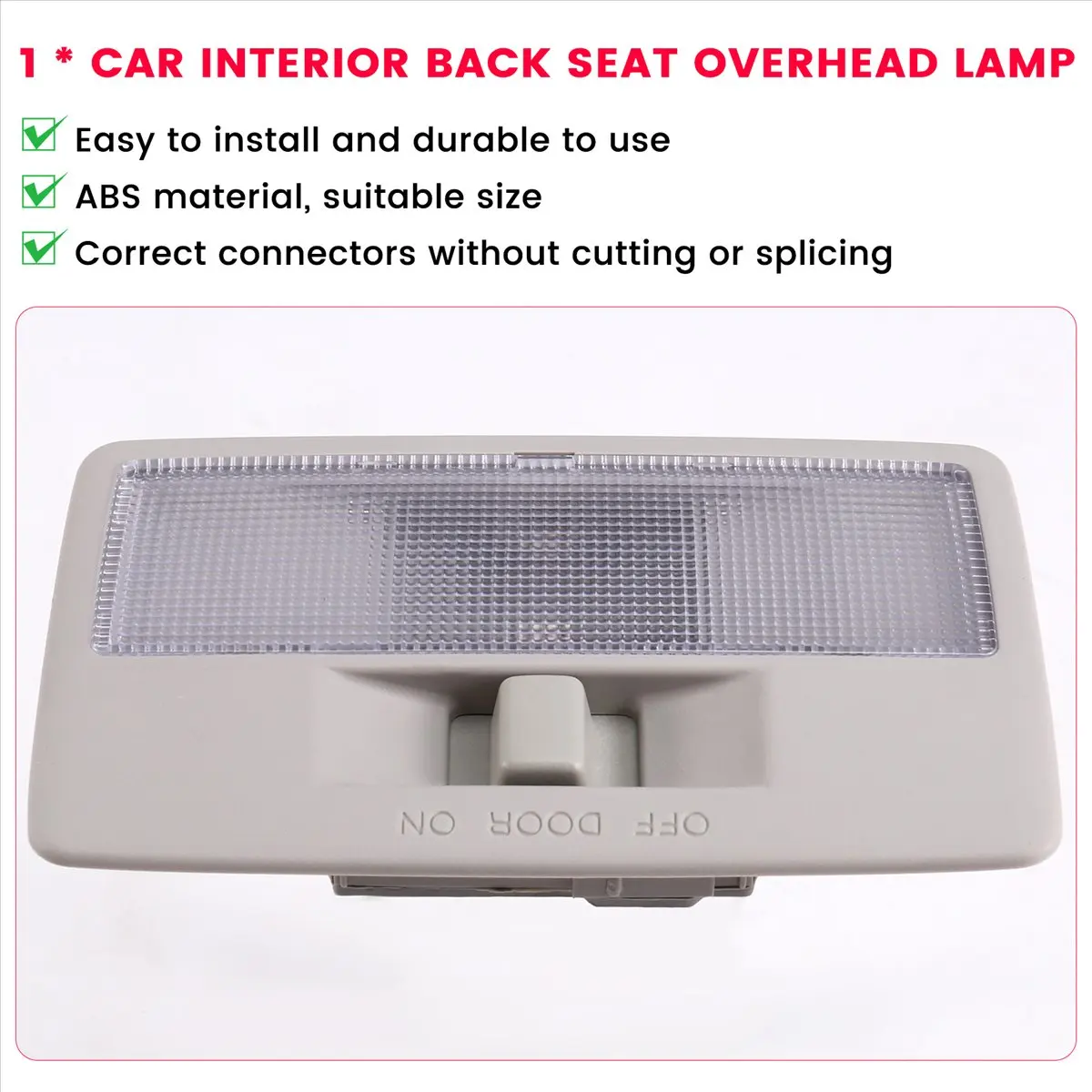 Super Sale Car Interior Back Seat Overhead Lamp Reading Light EG21-51-310A EG2151310A75 for Mazda 3 Mazda 2 Mazda 6 Mazda CX-7
