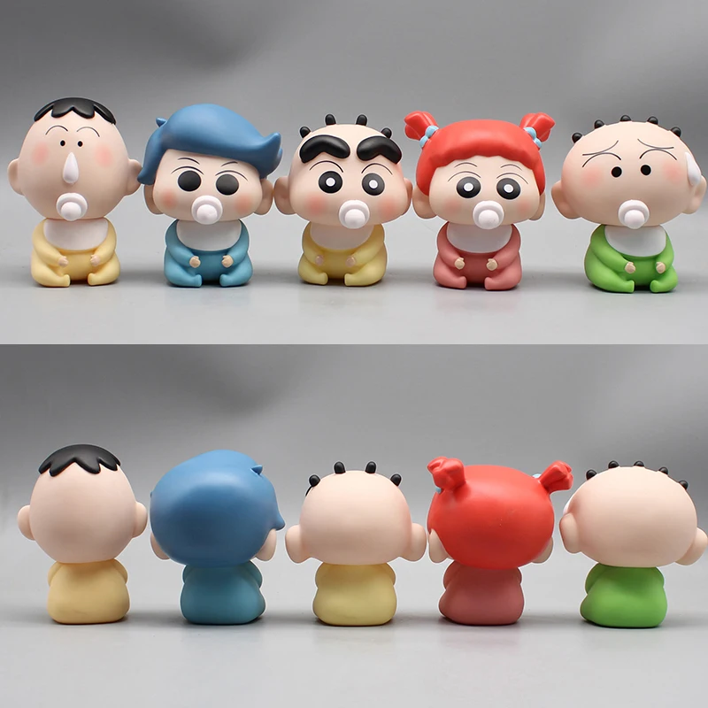 

9.5cm Cartoon Crayon Nohara Chan Figure Kindergarten Cute Baby Shin Chan Action Figures Pvc Anime Model Doll Children Toy Gifts