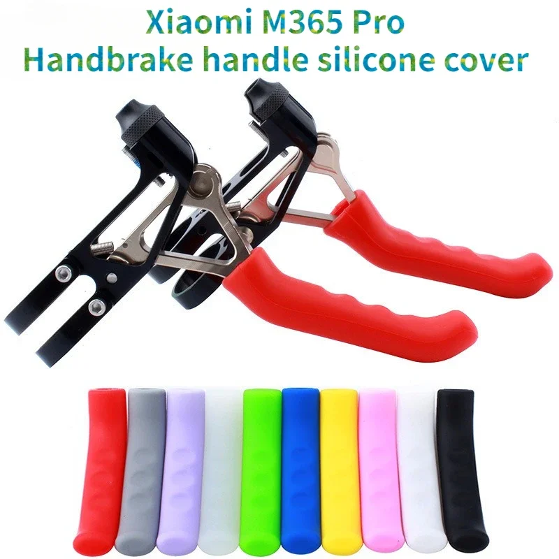 9 Colors 2PCS Electric Sccoter Brake Handle Grips Cover for Xiaomi M365 PRO Accessories Antiskid Skateboard Foot Support Case