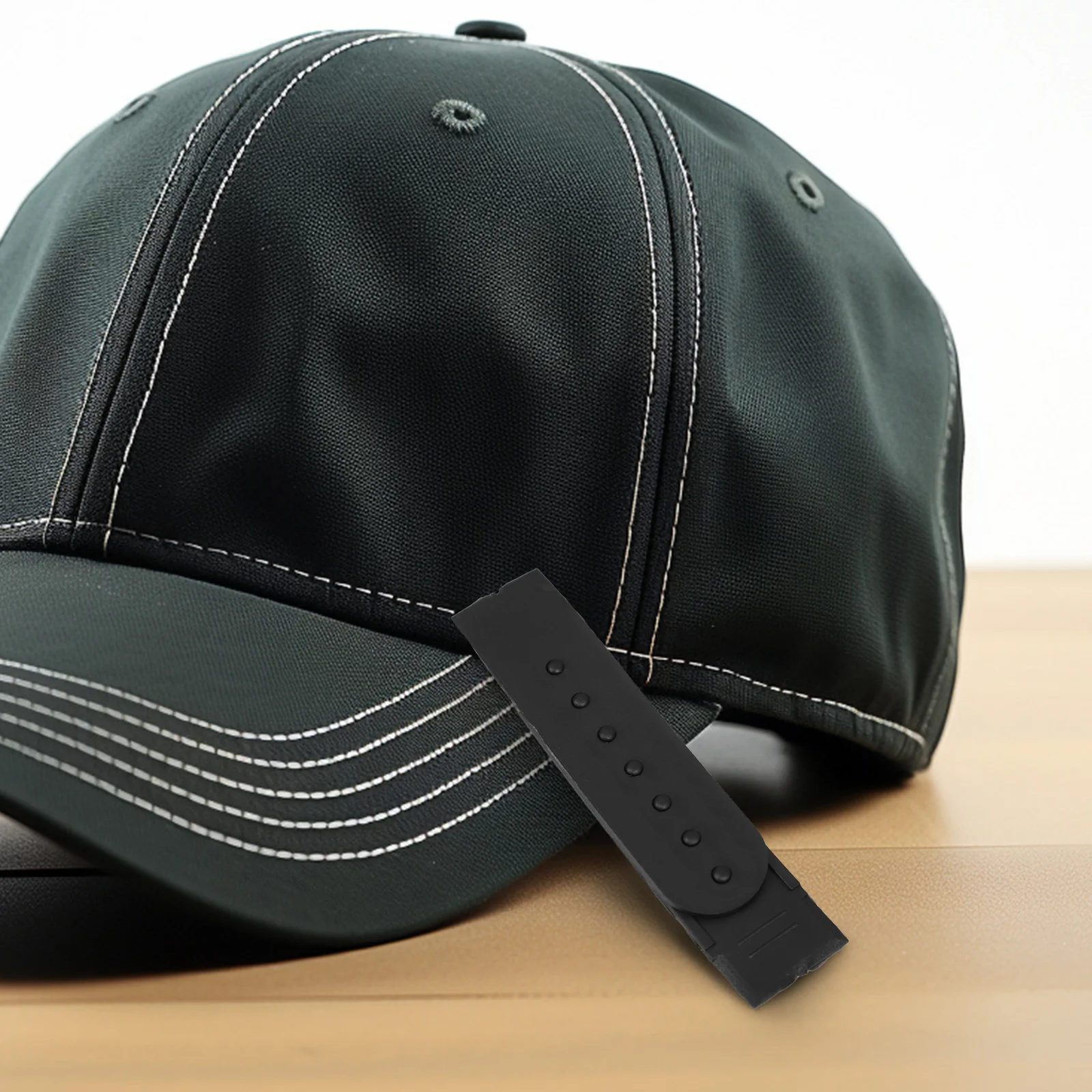

12 Pcs Baseball Cap with Adjustable Buttons Hat Extender Snapback Buckle Repair Strap Pe Replacement