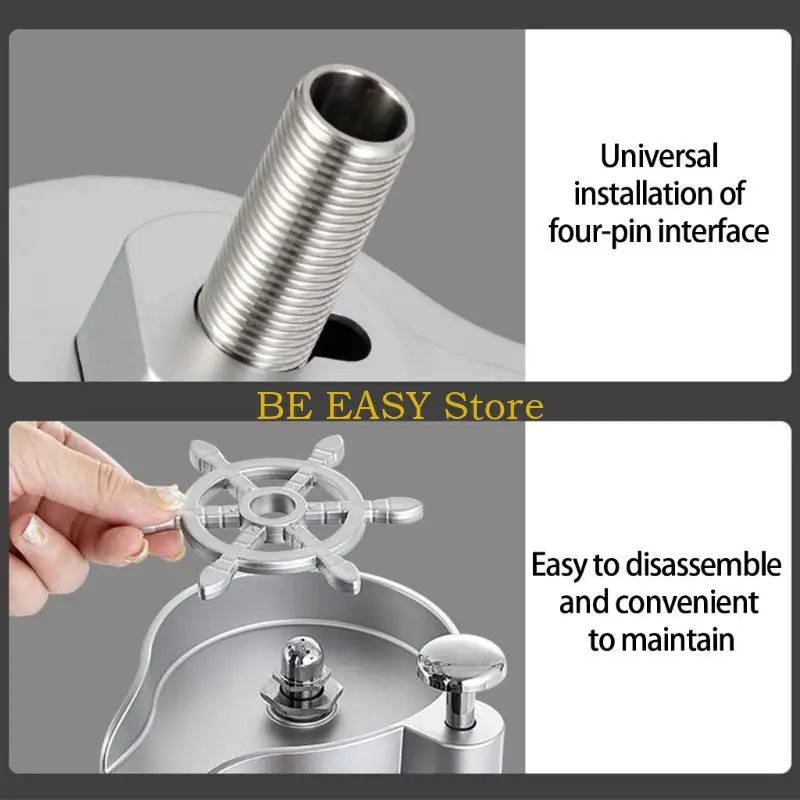 

E28F High Pressure Automatic Glass Rinser Household Cup Washer Rinsing Cleaning Soap Dispenser For Kitchen House Sink