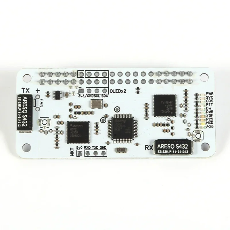 Duplex Mmdvm Hotspot Board Uhf Vhf Buil-in Antenna Support P25 Dmr Ysf For Raspberry Pi Zero 0w 2w 3b 4b 4b