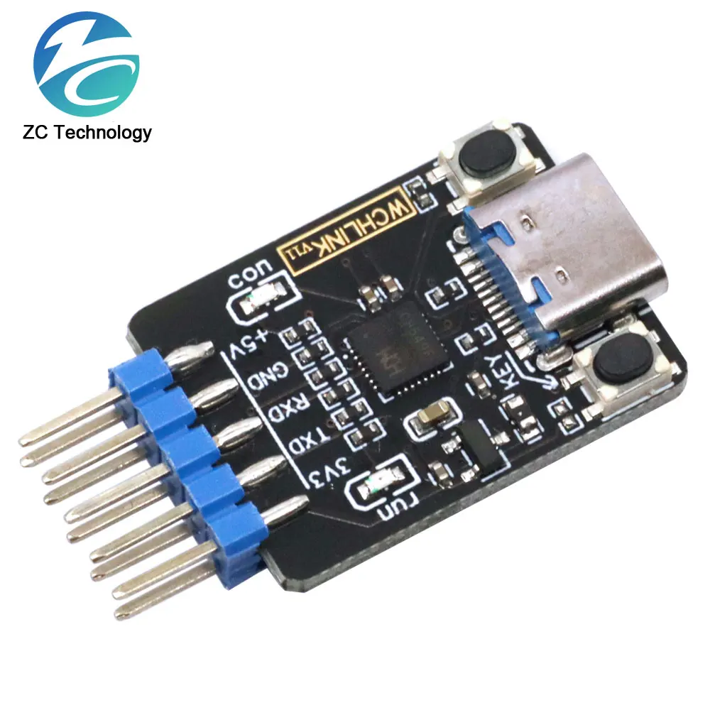 Wchlink Mini CH549F Daplink Supports Full Range Of ARM Core Chips SWD TYPE-C / With Serial Port RISC-V 3.3V / 5V Wch-link