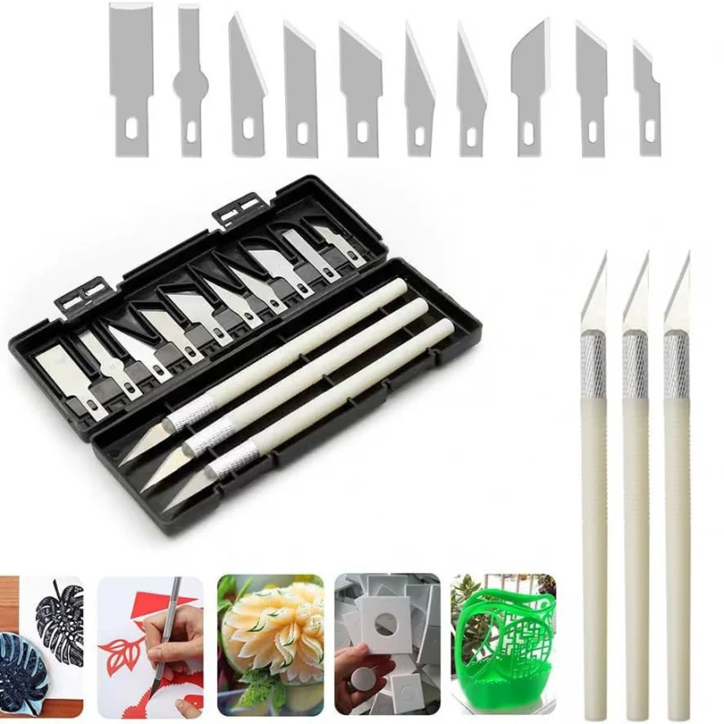 42pcs 3D Printer Tool Kit Multi-Purpose Model Tool  Nozzle Cleaner, Scraper, Tweezers, File & Engraving Tools For Maintenance