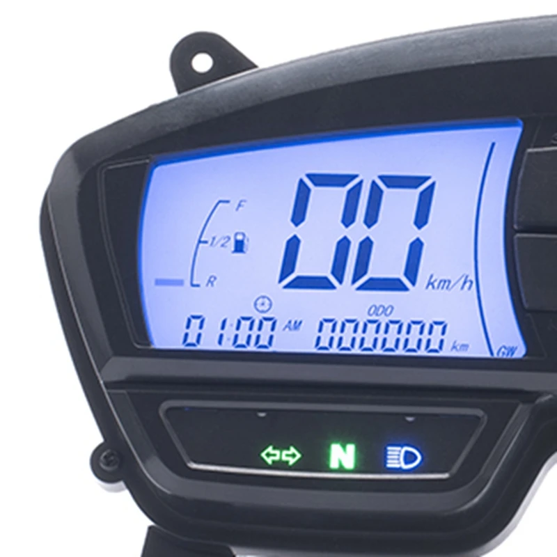 Motorcycle Speedometer LCD Digital Odometer Tachometer For TVS Apache RTR 160 180 TVS160 TVS180 2008 2009 2010-Boom