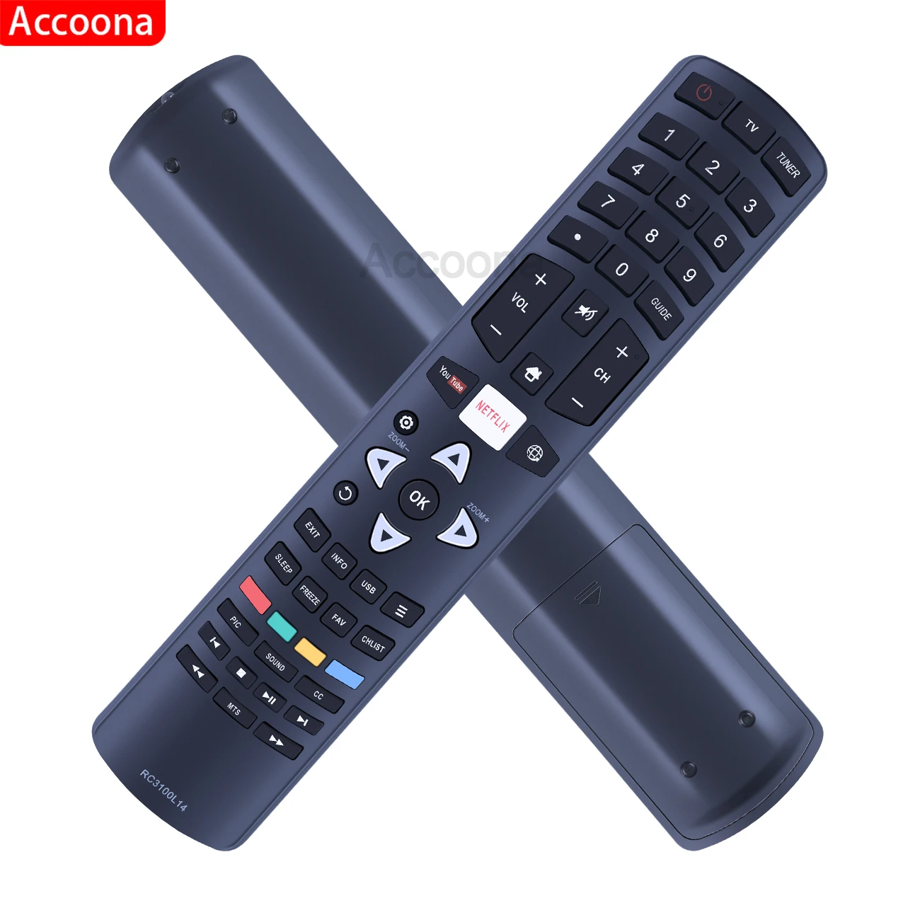 For RC3100L14 Remote Control Fit for TCL Smart LED Full HD TV L55S4910I