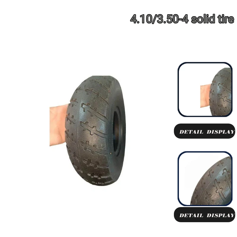 New 4.10/3.50-4 solid explosion-proof tires, suitable for scooters and non pneumatic tires