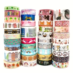 40 PCS/LOT Washi Tape Sets Scrapbooking Masking Adhesive Tapes Paper Japanese Kawaii Stationery Stickers School Supplies