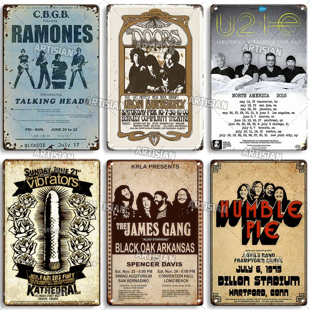لافتة قصدير معدنية لموسيقى الروك الكلاسيكية الفنية ، المنزل ، البار ، ديكور الجدار ، لوحة مجوية ، مقهى ، فن اللافتات المعدنية ، ديكور صناعي #3