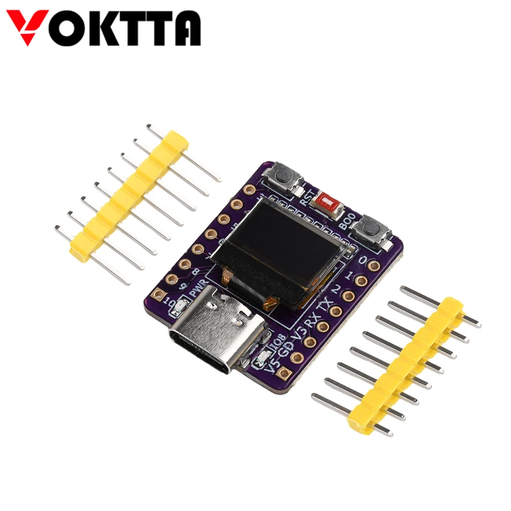 

Esp32-C3 Bluetooth Development Board Module Wifi Low Power Consumption 0.42 Inch Oled Display Development Board Type-C