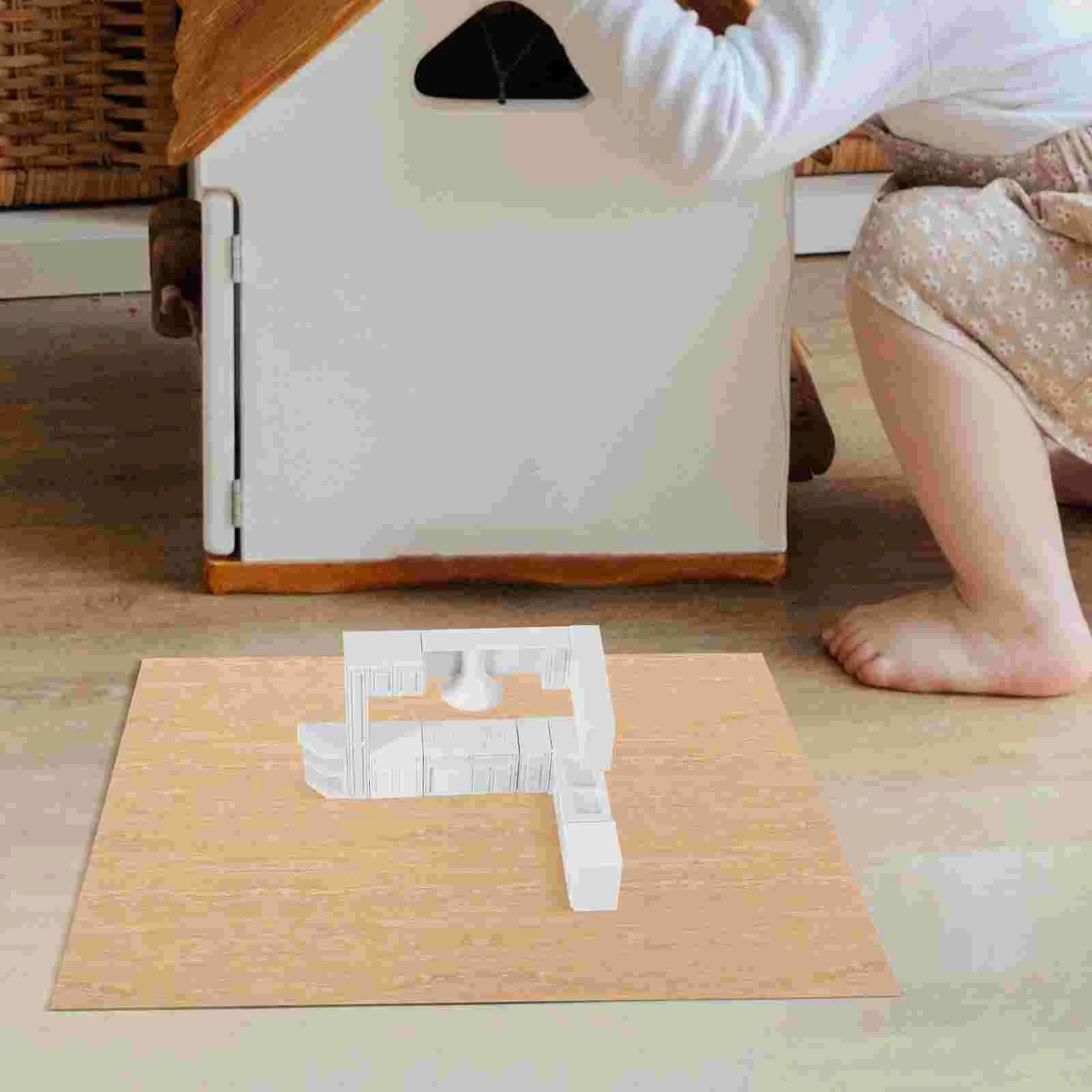 1 Set Sand Table Mini Kitchen Furniture 1/25 Scale Mini Stove Cabinet Adornment Miniature Furniture Model