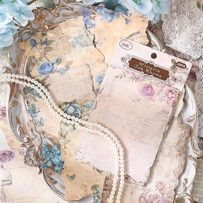 Imagem -06 - Qimeng Huajian Series Papel Decorativo Memo Pad Bonito e Encantador Pcs por Lote