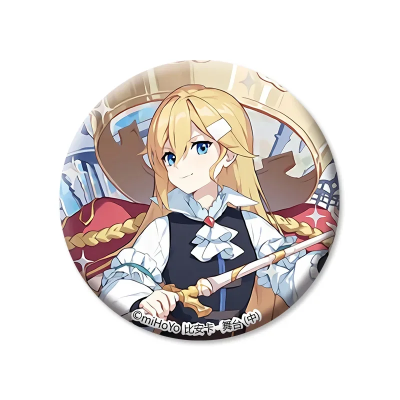 Honkai Impact 3 Elysia Bronya Zaychik Kiana Kaslana Symphony Pin 58mm Anime Brooch Pin Cosplay Badge Cosplay Badge