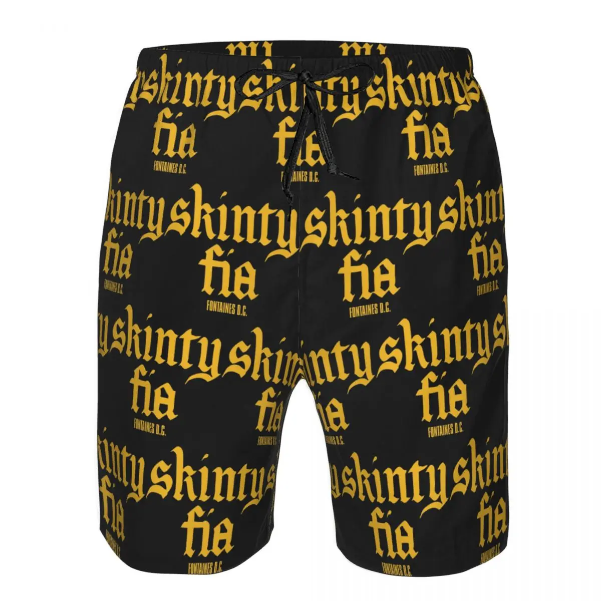 Fontaines DC Merch Skinty Fia Trunks Beach Board Shorts Casual Quick Dry Swim Summer Men Pants