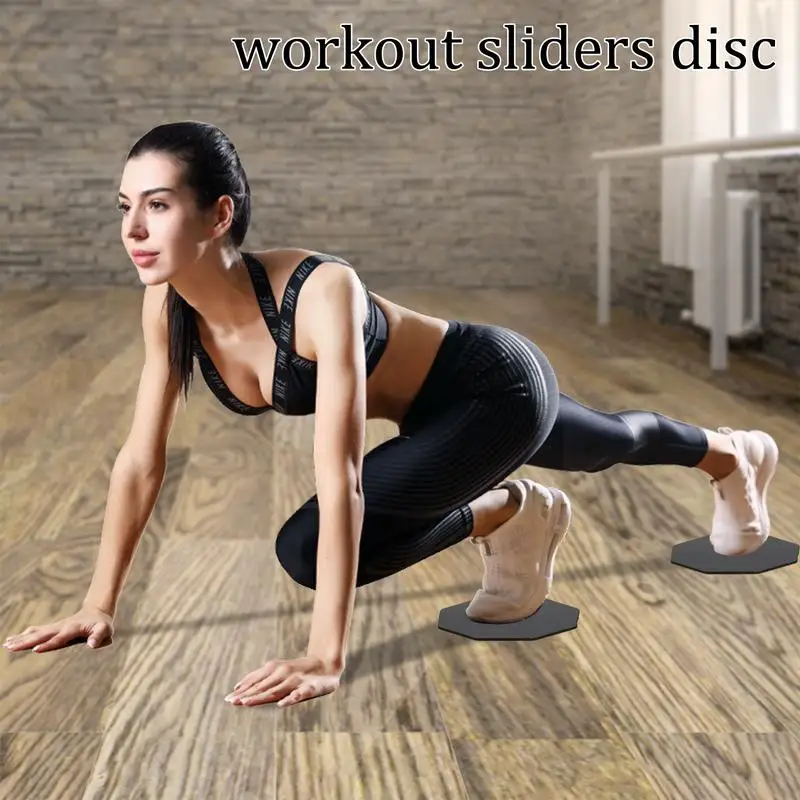 

Ползунки для упражнений Силовые тренировки брюшного пресса Двусторонние восьмиугольные скользящие диски Легкие и портативные для брюшного пресса и