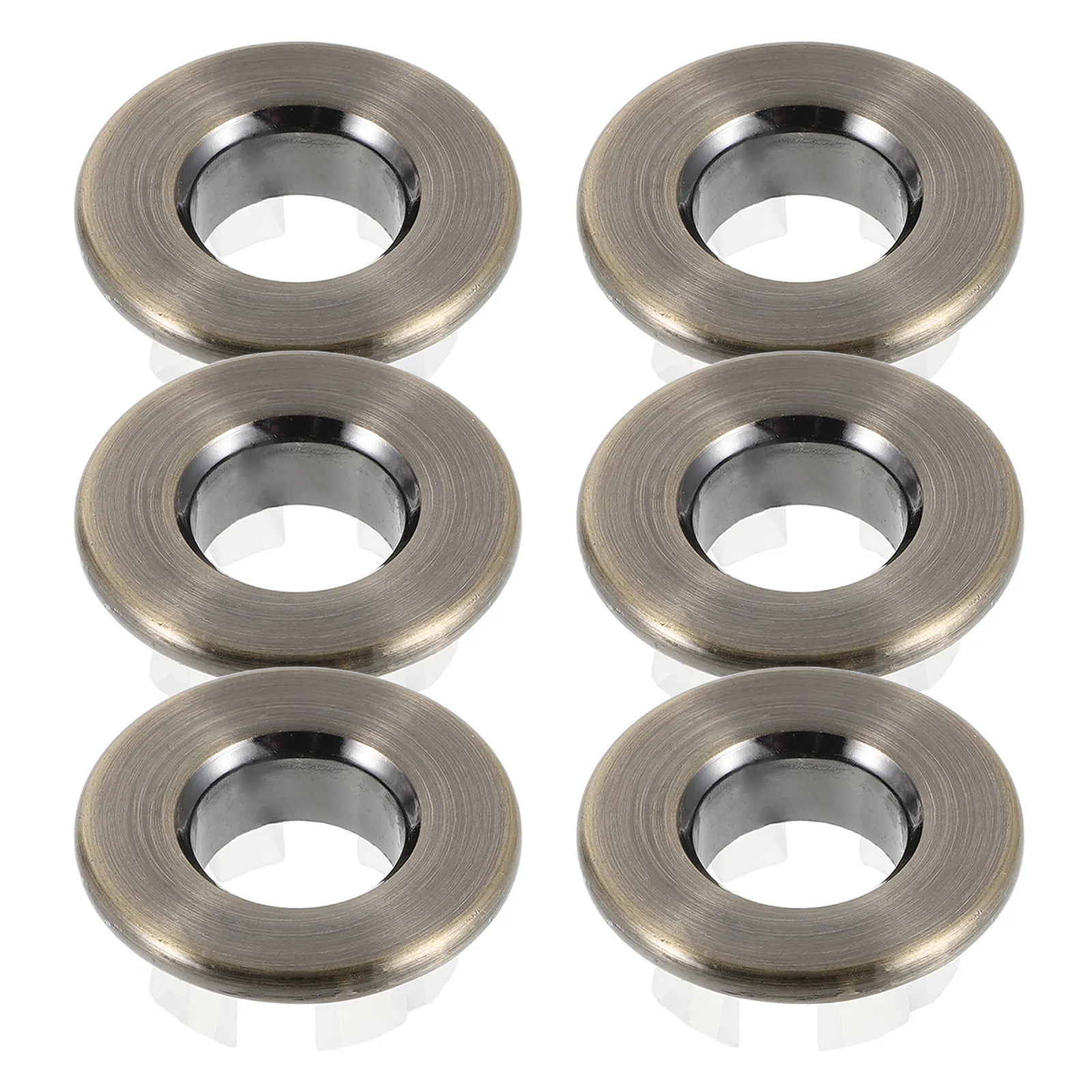 

6Pcs Sink Overflow Cover Ring for 23-25Mm Hole Bathroom Kitchen Washbasin Drain Hole Decorative Cap Leakproof Debris Protection
