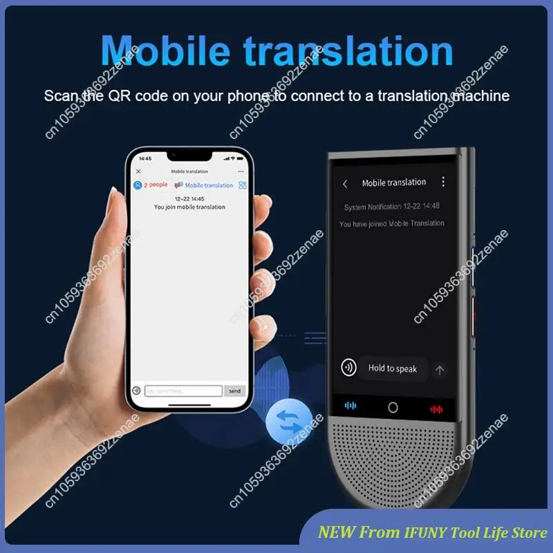 

4G AI Translator Recorder With 148-Language Real-Time Translation, Chatgpt Voice Photo Support For Offline Recording New