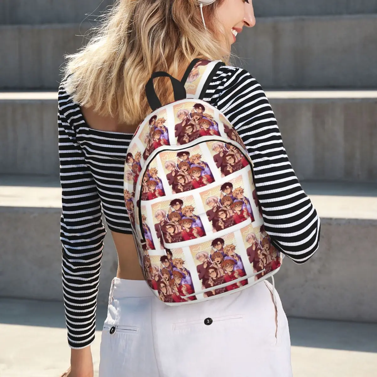 Mystic Messenger Backpack Student BookBag Kids School Bag Computer Shoulder Bags for Men Women