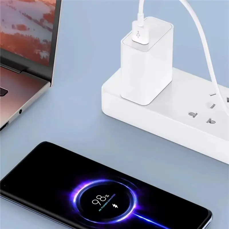 US Plug 6A 67W Ultra Fast Charger for Xiaomi 10T 11 12 Lite 13T Redmi Note 10 11T 12T 13 POCO X4 X5 F5 Type C USB Charging Cable image 4