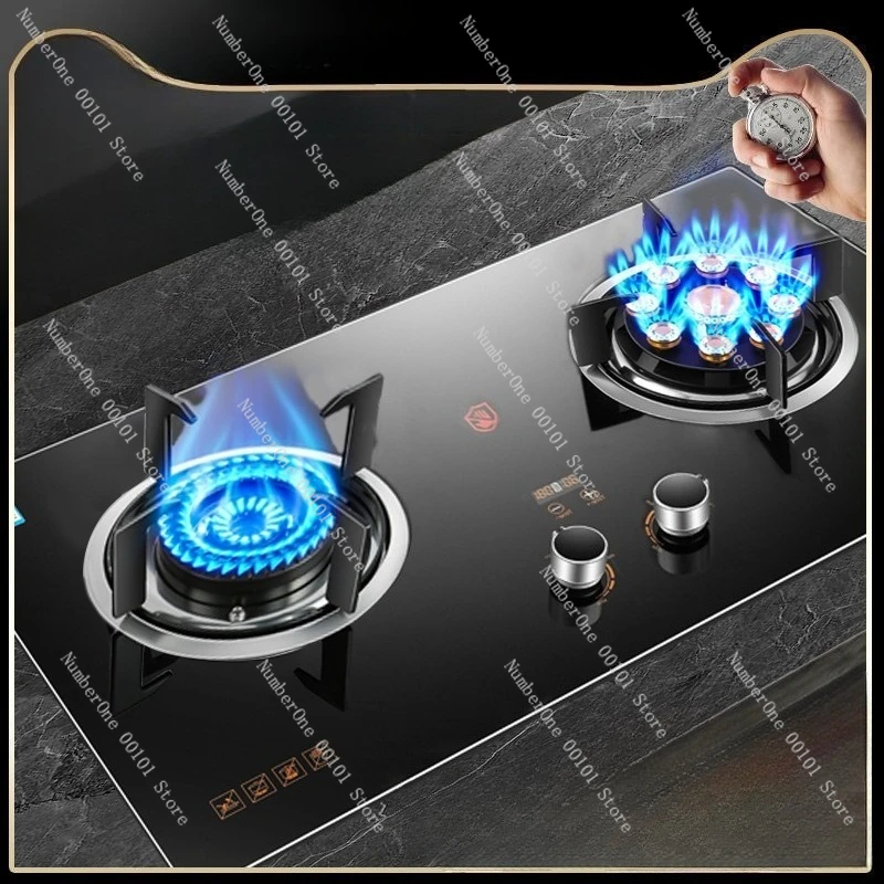 

Double Stove Household Liquefied Gas Desktop Natural Gas Stove