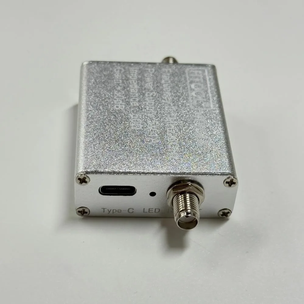 HT004 Low‑Noise Signal Amplifier, 10MHz‑6GHz Full‑Band RF Preamplifier Wide‑band RF Booster for SDR Software Defined Radio