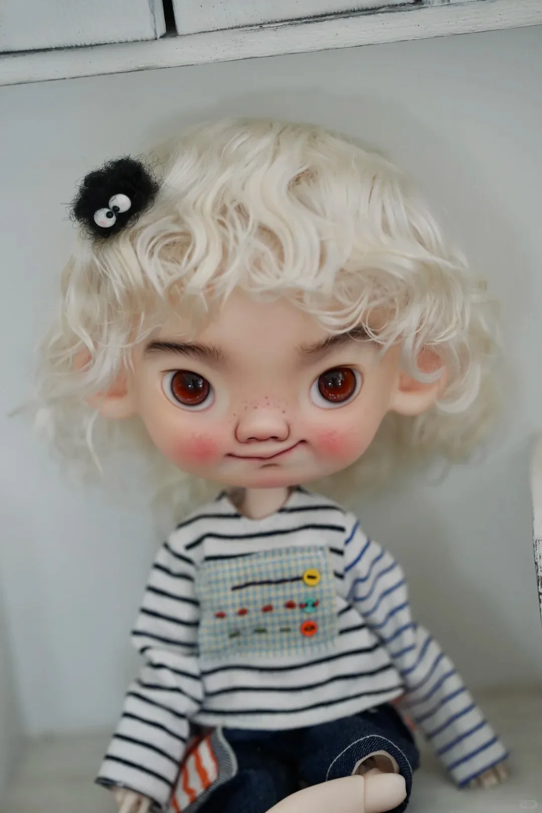 New BJD doll 1/6-zhuzhubao large head series doll resin material DIY makeup doll model toy Multiple Free shipping from stock