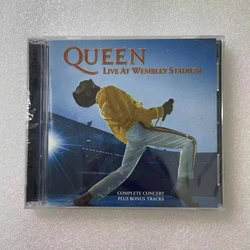 Queen Freddie Mercury Music CD Live At Wembley Stadium Album 2pcs Music Record Cosplay Walkman Car Soundtracks Box Collection