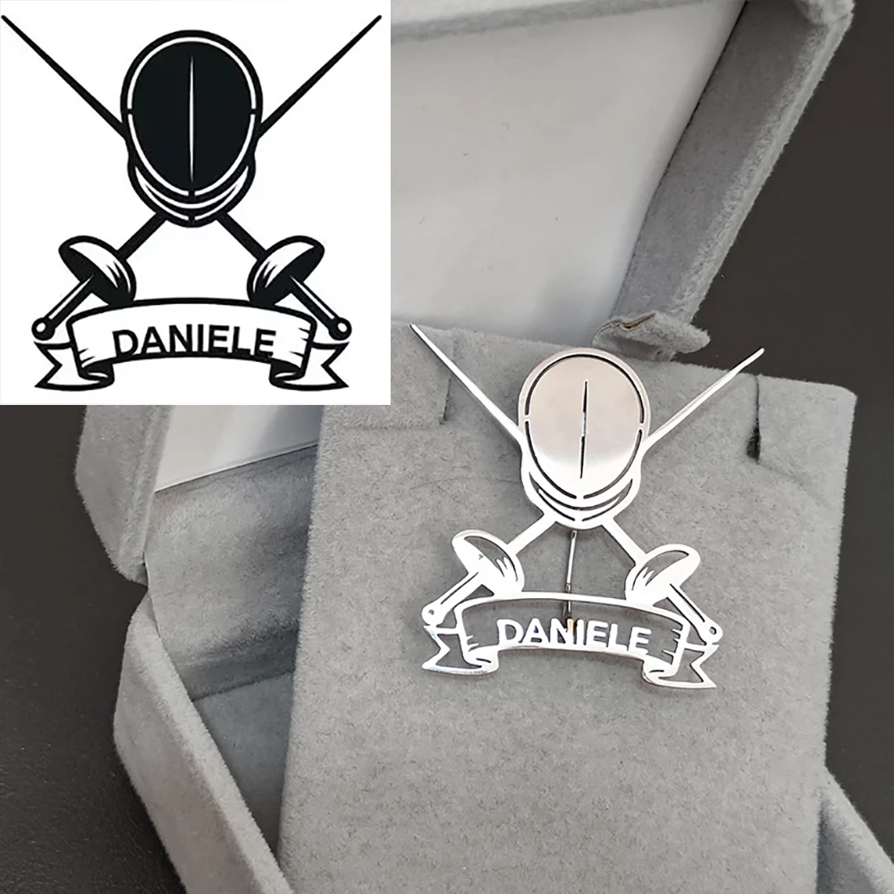 

Personalized Custom Name Photo Logo Badge Company Logo Brooch Stainless Steel Souvenirs Customized Engraved Brooch Jewelry Gifts