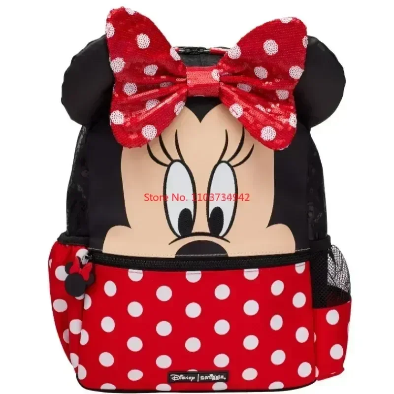 Oryginalna australijska torba szkolna Smiggle Minnie Black Red Dot Torba na lunch dla uczniów Torba na lunch Torba szkolna Portfel Prezent dla dzieci