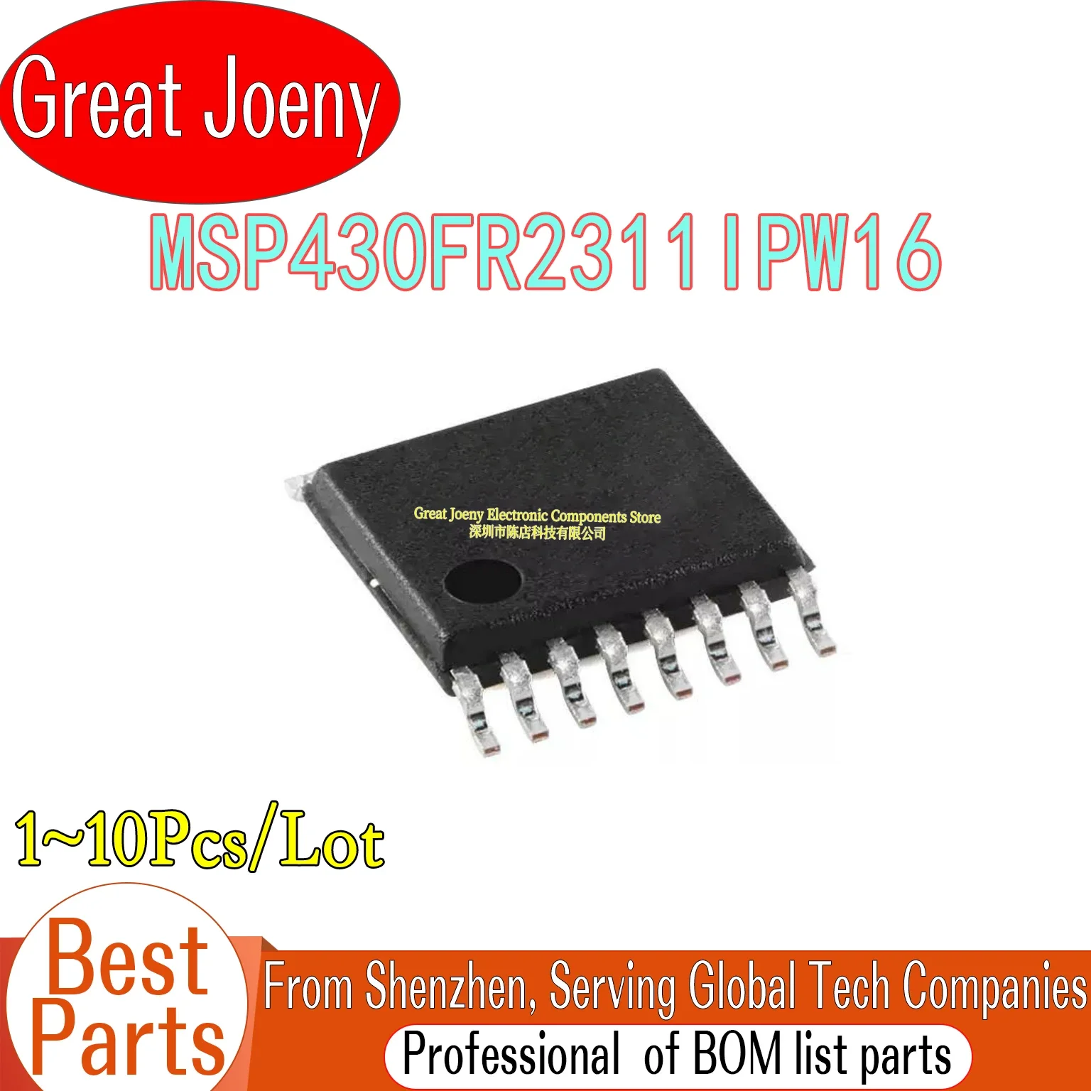 

(1-10 Piece) FR2311 MSP430FR2311IPW16R MSP430FR2311IPW16 MSP430FR2311 MSP430FR2311IPW IC MCU Chipset Bulk Best Price TSSOP-16