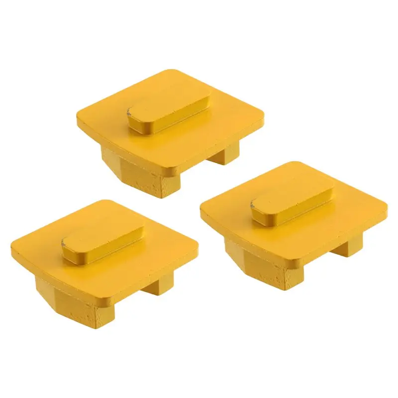 [NEWA76K!】 Double Segment Diamond Grinding Blocks 3Pcs Concrete Floor Polishing Tools For Cement Surface And Stone Floor