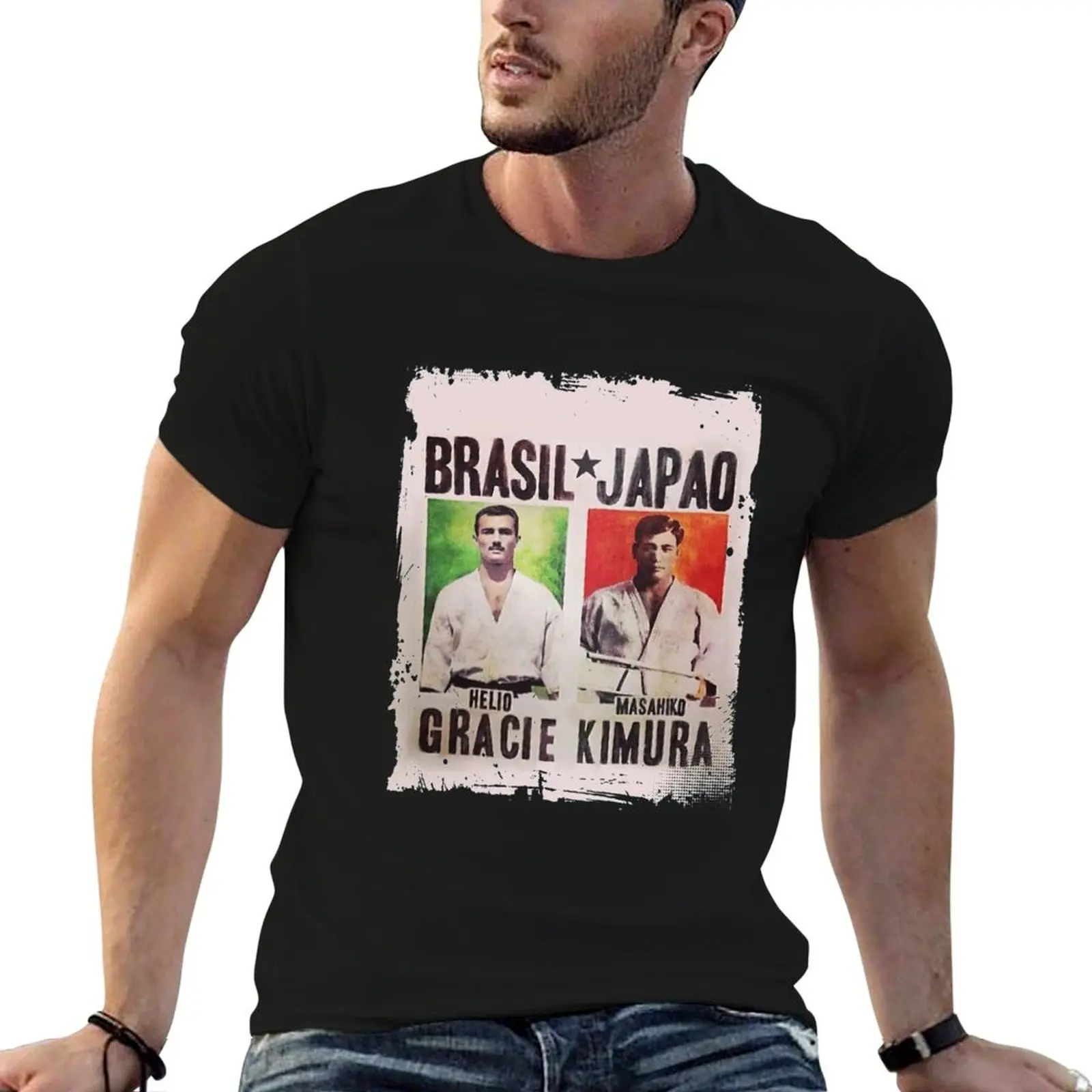 Grand Master Gracie vs Masahiko Kimura Fight Poster Classic T-Shirt boys whites for a boy customizeds mens fashion