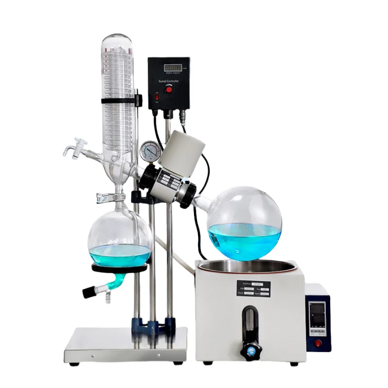 

Small 5L Rotary Evaporator with Digital Display Electric Motorized PTFE Evaporator for Laboratory Equipment