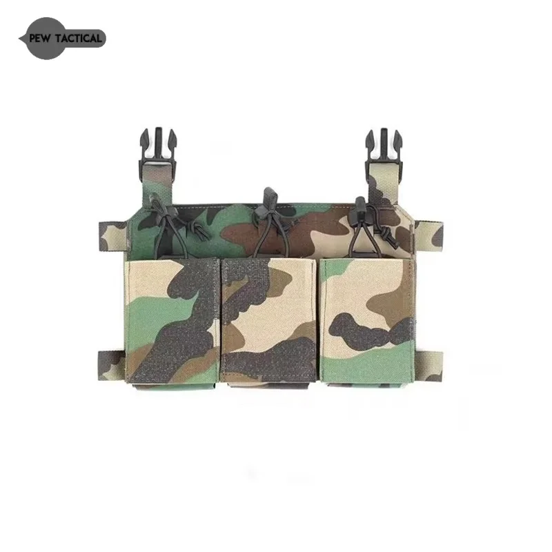 

PEW Tactical Tactical 556 762 Triple Magazine Pouch Hunting Equipments Tool Bag Plate Carrier Accessory Airsoft